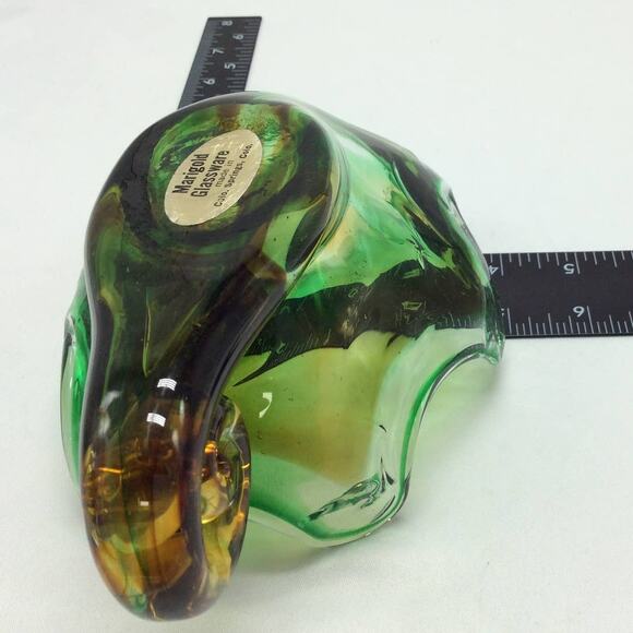 Art Glass Dish by Marigold Glassware Co. - Picture 6 of 7